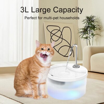 Pet drinking fountain automatic fountain for cat distributor smart pets - Image 6