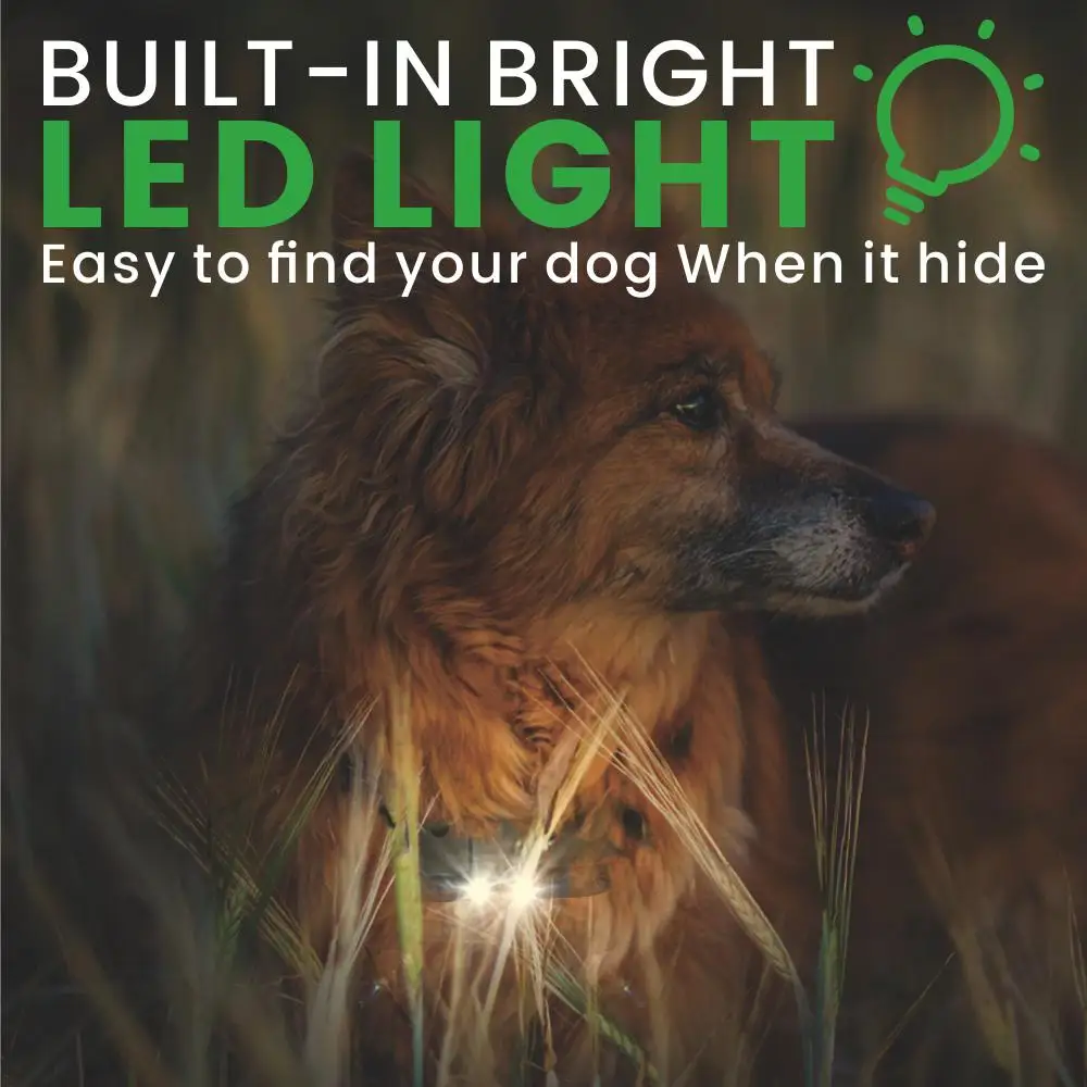 Electric Dog Training Collar Waterproof Dog Bark Collar Pet With Remote Control Rechargeable Anti Barking Device All Dogs Size
