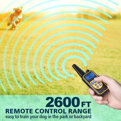 Electric Dog Training Collar Waterproof Dog Bark Collar Pet With Remote Control Rechargeable Anti Barking Device All Dogs Size - Image 3