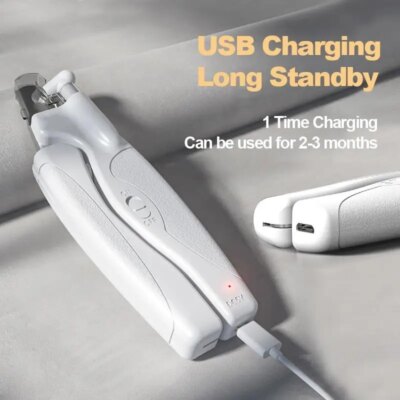 Pet Nail Clipper with LED Light Dog Cat Special Blood Line Scissors Multifunction Nail Trimmer Pet Cleaning Grooming Supplies - Image 4