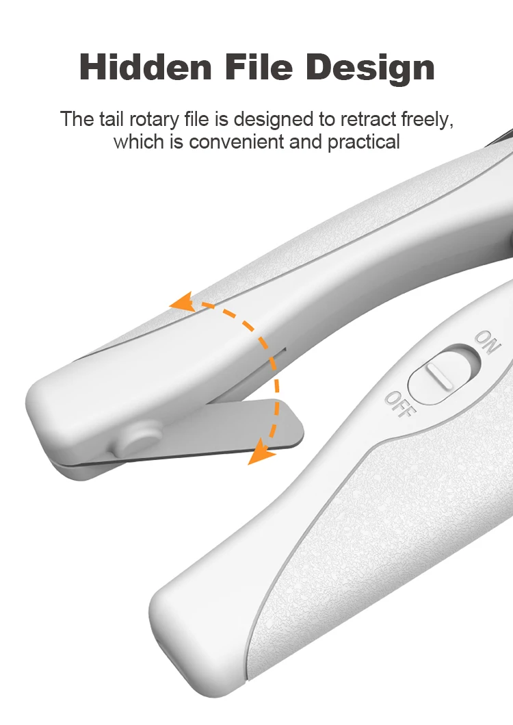 Pet Nail Clipper with LED Light Dog Cat Special Blood Line Scissors Multifunction Nail Trimmer Pet Cleaning Grooming Supplies