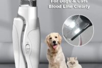 Pet Nail Clipper with LED Light Dog Cat Special Blood Line Scissors Multifunction Nail Trimmer Pet Cleaning Grooming Supplies