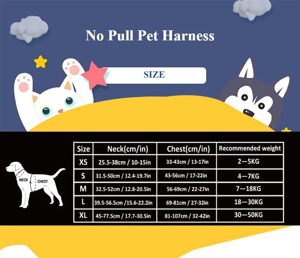 Truelove Pet Harness Small Medium Large Split Dog Fashion Outdoor Dropshipping Truelove Pet Harness Small Medium Large Split Dog Fashion Outdoor Dropshipping