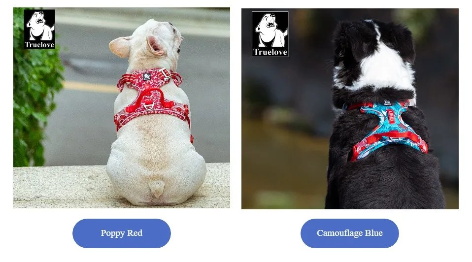 Truelove Pet Harness Small Medium Large Split Dog Fashion Outdoor Dropshipping Truelove Pet Harness Small Medium Large Split Dog Fashion Outdoor Dropshipping