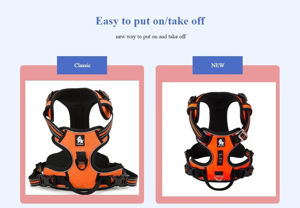 Truelove Pet Harness Small Medium Large Split Dog Fashion Outdoor Dropshipping Truelove Pet Harness Small Medium Large Split Dog Fashion Outdoor Dropshipping