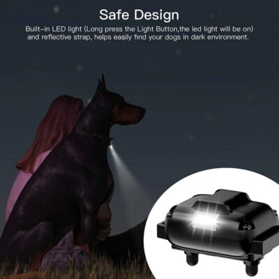 VIP Electric Dog Training Collar Waterproof Dog Bark Collar Pet With Remote Control Rechargeable Anti Barking Device Equipment - Image 4