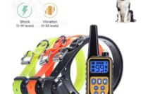 VIP Electric Dog Training Collar Waterproof Dog Bark Collar Pet With Remote Control Rechargeable Anti Barking Device Equipment