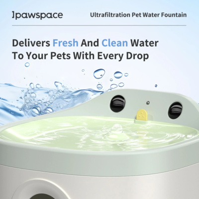 Ultrafiltration Filter Pet Water Fountain for Cat, Cordless Pet Water Feeder powered by Rechargeable Battery Automatic Cat Water - Image 4
