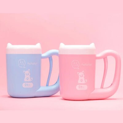 Outdoor Portable Pet Dog Paw Cleaner Cup Soft Silicone Foot Washer Clean Dog Paws One Click Manual Quick Feet Wash Cleaner - Image 6