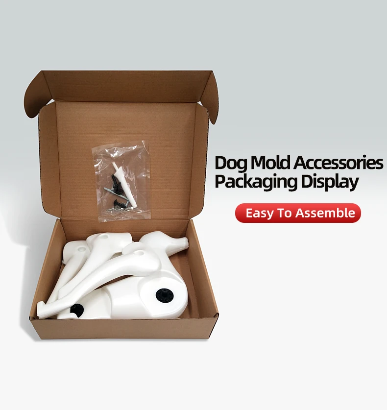 Pet simulation hair only beauty fake Beautician practice dog standard poodle whole body fake hair Must be used with skeleton