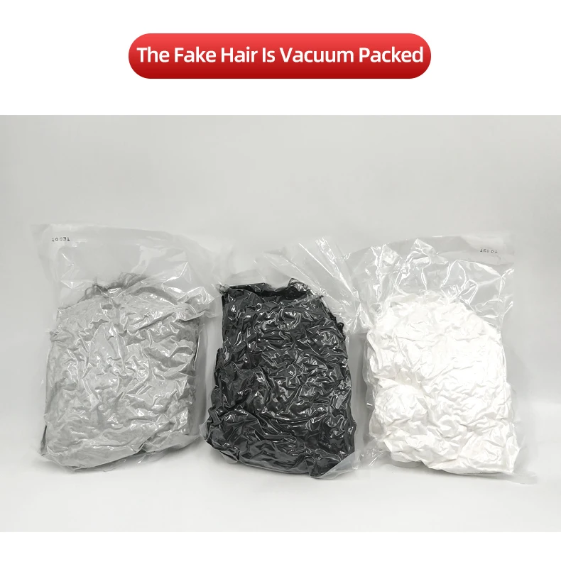 Pet simulation hair only beauty fake Beautician practice dog standard poodle whole body fake hair Must be used with skeleton