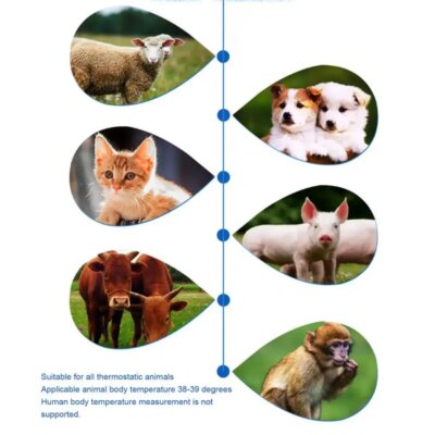 Pet Dog Cat Ear Digital Thermometer Animal Thermometers For Cats Animal Measuring Non-Contact Electronic For Home and Clinic Use - Image 5