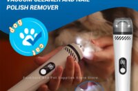 Electric Dog Nail Clippers for Dog Nail Grinders Rechargeable USB Charging LED Light Pet Quiet Cat Paws Nail Grooming Supplies