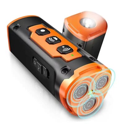 Pet Dog Repeller Ultrasonic Dog Training Device Rechargeable Anti Dog Bark Deterrent Device With LED Flashlight