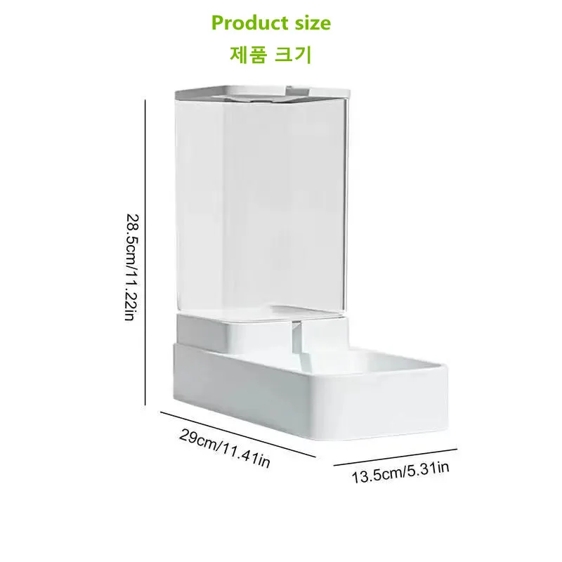 Pet Feed Dispenser Cat Dog Bowl Automatic Feeder Pet Accessories Dog Feeder Automatic Feeding Water Bowl Transparent Pet Storage Pet Feed Dispenser Cat Dog Bowl Automatic Feeder Pet Accessories Dog Feeder Automatic Feeding Water Bowl Transparent Pet Storage