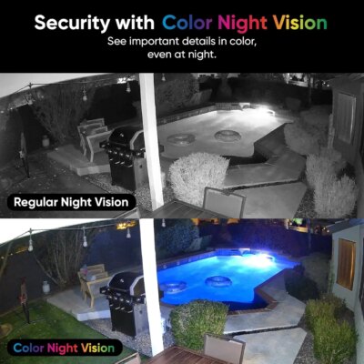 Wyze Cam v4, 2K HD Wi-Fi Smart Home Security Camera, Indoor/Outdoor Use, Pet/Baby Monitor, Motion Activated Spotlight/Siren, - Image 3