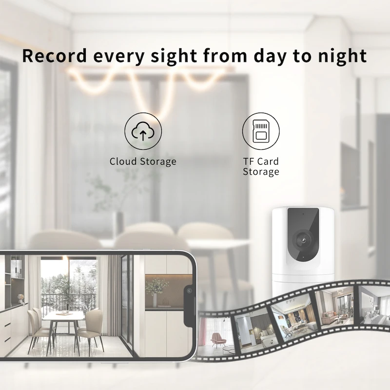 Ease Life App Security Baby Camera Indoor Home Security 2.4GHz 1080P Pet Dog Camera with Phone App Motion Detection 2-Way Talk