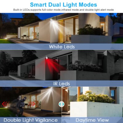 8MP Wireless Security Surveillance PTZ Camera Wifi IP Outdoor 4X Zoom Cameras AI Human Tracking Two-way Audio HD Night Color Cam - Image 5