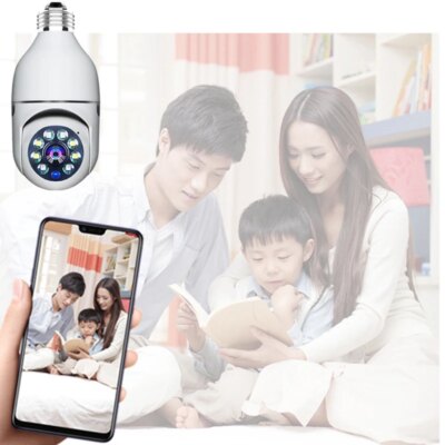 Wifi IP E27 Bulb Surveillance Camera Night Vision Wireless Home Camera CCTV Video Security Protection Baby Mini Cam - Image 6