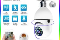 Wifi IP E27 Bulb Surveillance Camera Night Vision Wireless Home Camera CCTV Video Security Protection Baby Mini Cam