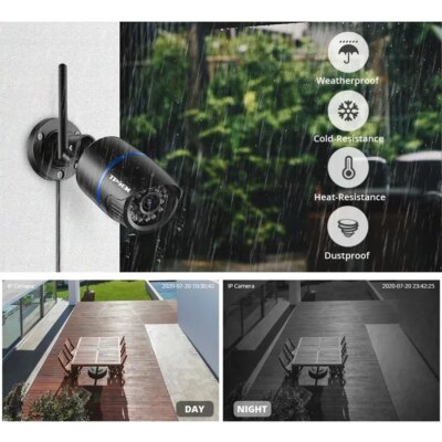 4MP 1080P IP Camera Outdoor WiFi Security Camera Wireless Video Surveillance Wi Fi Bullet CCTV HD Camara CamHipro CamHi Cam - Image 2