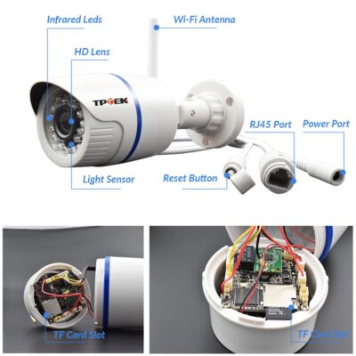 4MP 1080P IP Camera Outdoor WiFi Home Security Camera Wireless Surveillance Wi Fi Bullet Waterproof IP Video HD Camara CamHi Cam - Image 5