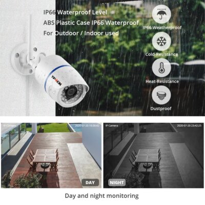 4MP 1080P IP Camera Outdoor WiFi Home Security Camera Wireless Surveillance Wi Fi Bullet Waterproof IP Video HD Camara CamHi Cam - Image 2