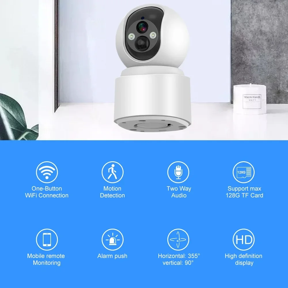 PEGATAH 5MP WiFi Camera 10X Zoom Baby Monitoring Built-in Battery Wireless PTZ HD Human Detection Cam Secuiry Surveillance Video