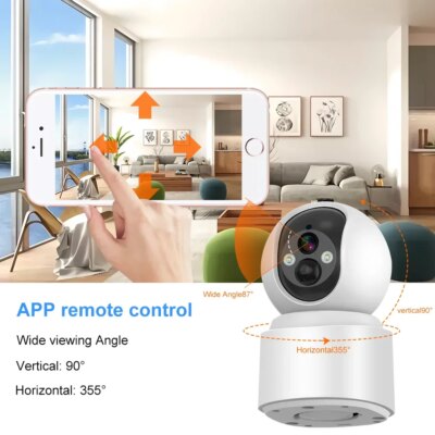 PEGATAH 5MP WiFi Camera 10X Zoom Baby Monitoring Built-in Battery Wireless PTZ HD Human Detection Cam Secuiry Surveillance Video - Image 2