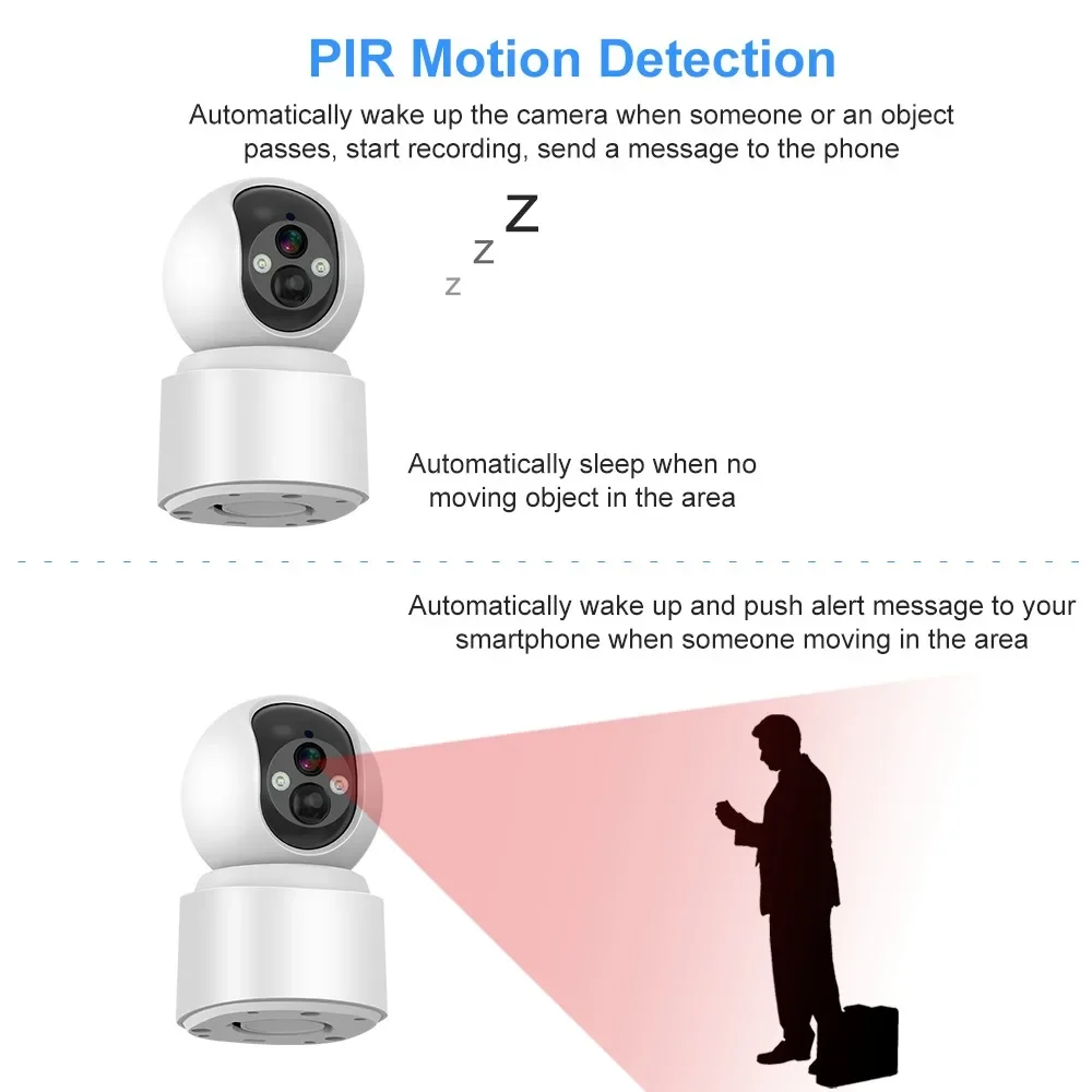 PEGATAH 5MP WiFi Camera 10X Zoom Baby Monitoring Built-in Battery Wireless PTZ HD Human Detection Cam Secuiry Surveillance Video PEGATAH 5MP WiFi Camera 10X Zoom Baby Monitoring Built-in Battery Wireless PTZ HD Human Detection Cam Secuiry Surveillance Video