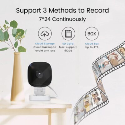 4K Mini WiFi Camera IP/AP Remote Monitor Cloud Storage 2-Way Audio Motion Detection Camcorder Surveillance Security Cam 2025 NEW - Image 5