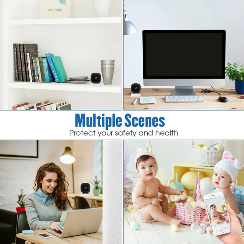 4K Mini WiFi Camera IP/AP Remote Monitor Cloud Storage 2-Way Audio Motion Detection Camcorder Surveillance Security Cam 2025 NEW