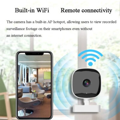 4K Mini WiFi Camera IP/AP Remote Monitor Cloud Storage 2-Way Audio Motion Detection Camcorder Surveillance Security Cam 2025 NEW - Image 4