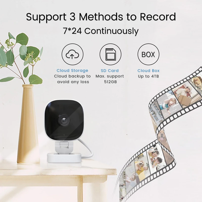 4K Mini WiFi Camera IP/AP Remote Monitor Cloud Storage 2-Way Audio Motion Detection Camcorder Surveillance Security Cam 2025 NEW
