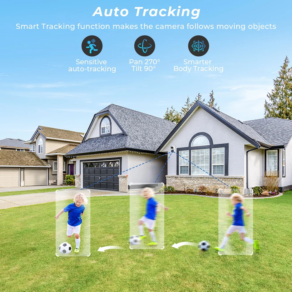 12MP 6K WiFi IP Camera Outdoor 8X Zoom Dual Screens 6MP PTZ Wifi Surveillance Camera Night Vision ICSEE APP CAM Human Detection 12MP 6K WiFi IP Camera Outdoor 8X Zoom Dual Screens 6MP PTZ Wifi Surveillance Camera Night Vision ICSEE APP CAM Human Detection