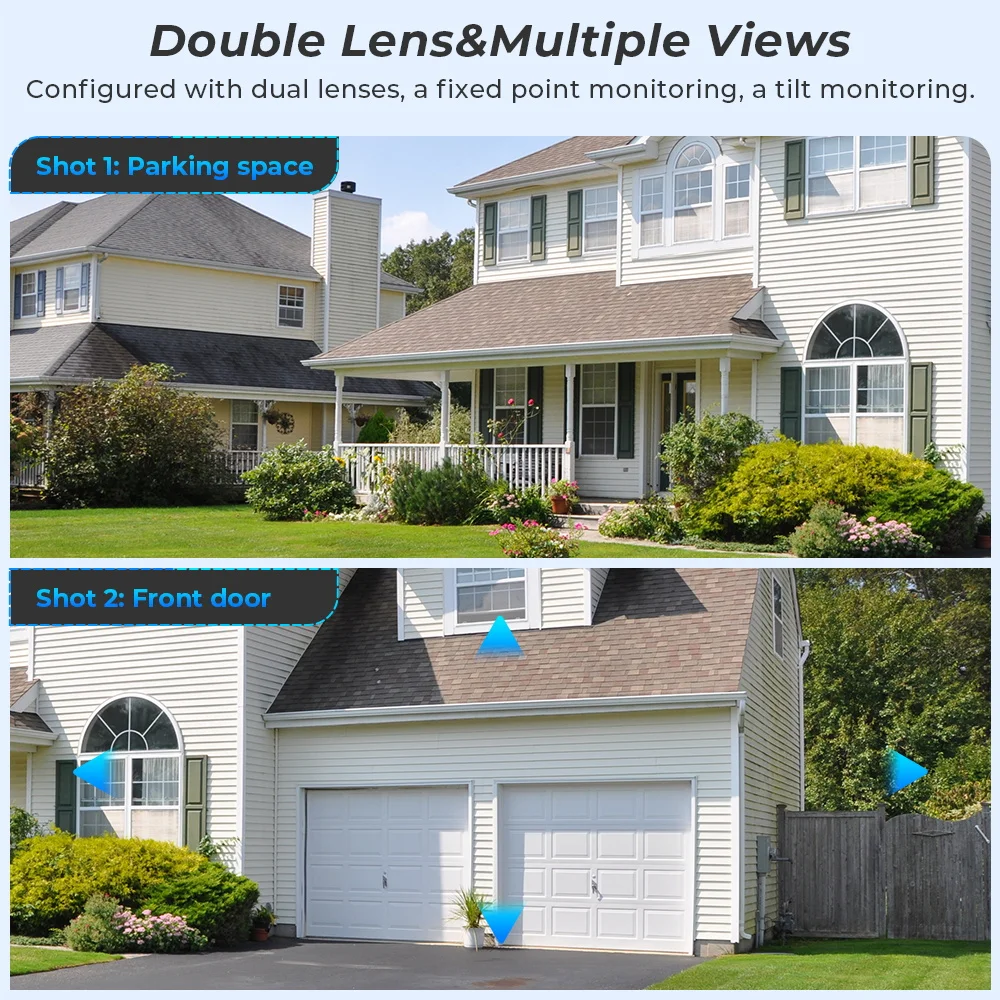 12MP 6K WiFi IP Camera Outdoor 8X Zoom Dual Screens 6MP PTZ Wifi Surveillance Camera Night Vision ICSEE APP CAM Human Detection 12MP 6K WiFi IP Camera Outdoor 8X Zoom Dual Screens 6MP PTZ Wifi Surveillance Camera Night Vision ICSEE APP CAM Human Detection
