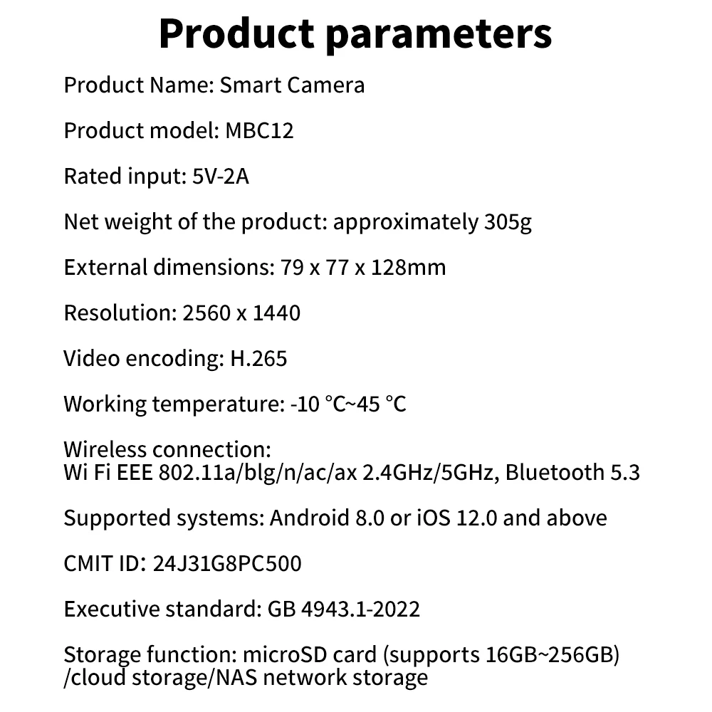 Xiaomi C500 Smart Camera Dual Lens PTZ 360° Pets&Facial Detection 4 Million pixels Full Color Night Vision WiFi 6 For MiHome app
