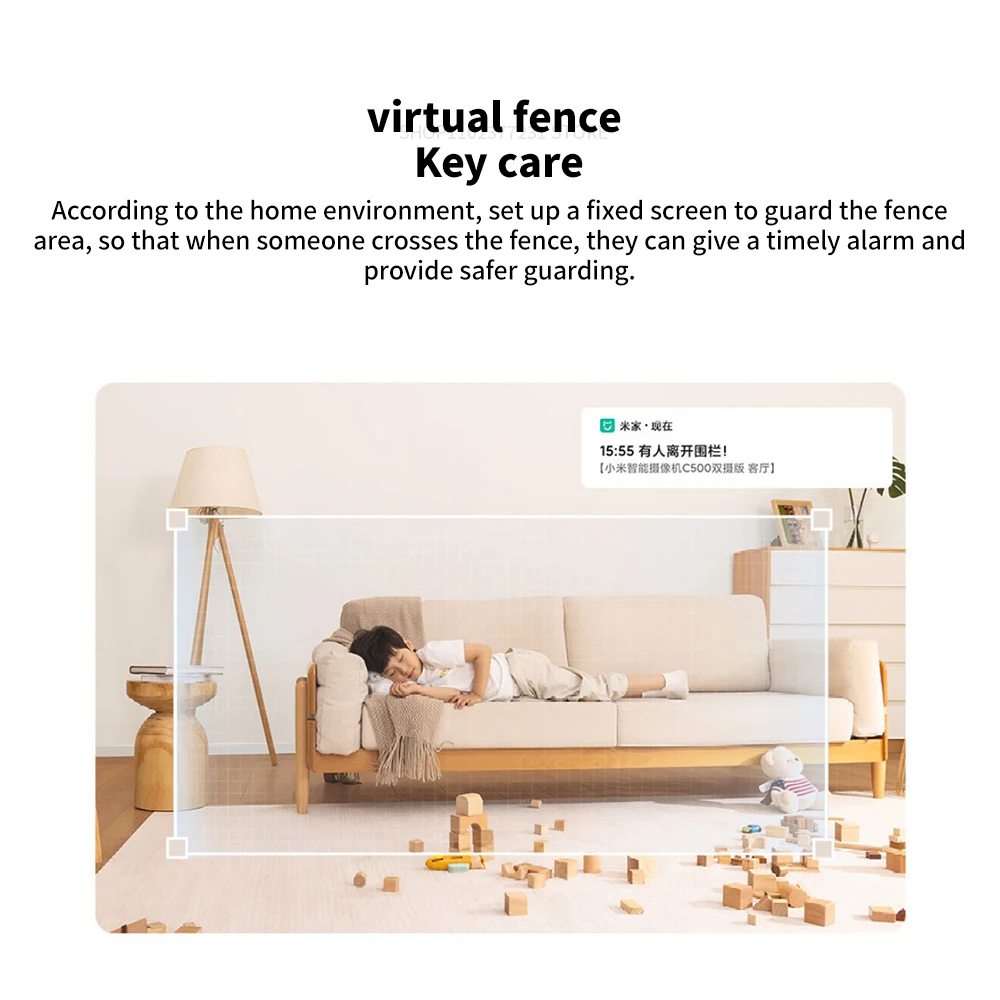 Xiaomi C500 Smart Camera Dual Lens PTZ 360° Pets&Facial Detection 4 Million pixels Full Color Night Vision WiFi 6 For MiHome app