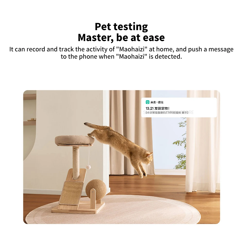 Xiaomi C500 Smart Camera Dual Lens PTZ 360° Pets&Facial Detection 4 Million pixels Full Color Night Vision WiFi 6 For MiHome app