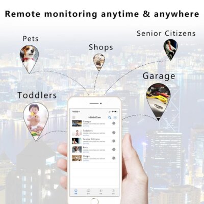 1080P HD Mini Camera XD Wireless WiFi Wire Camera Smart Home Security indoor Anti-theft IP Camera Video Voice APP Real-time Cam - Image 4
