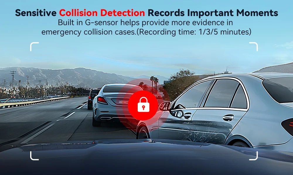 REDTIGER A4 Dash Camera Front and Rear 4k Dash Cam  Drive Recorder for WiFi GPS Car Dvr for 24H Parking Mode Black Box for Car