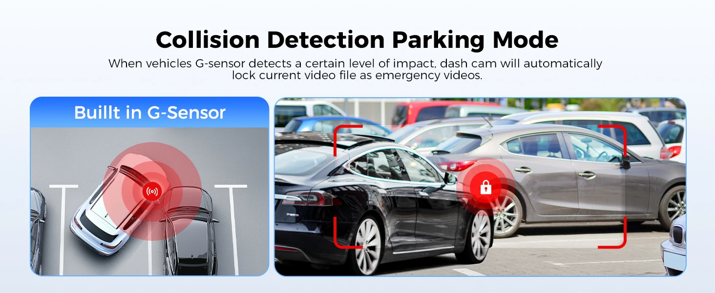 LINGDU Dash Cam V620 Front and Rear Car Camera 4K+1080P 60FPS Car DVR GPS WI-FI ADAS Voice Control Parking Mode Support Rear Cam