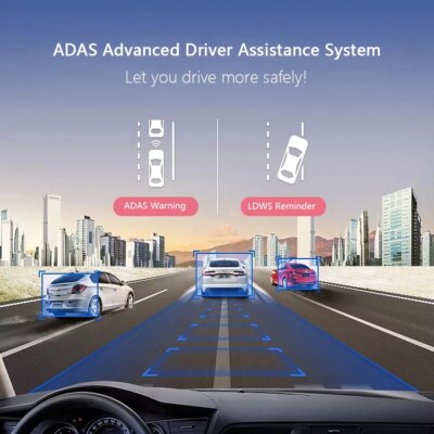 Podofo ADAS Dash Cam Dvr Dash Camera Car DVR HD Dashcam android dvr Car recorder dash cam Night Version HD 720P Auto Recorder - Image 2