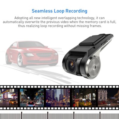 Podofo ADAS Dash Cam Dvr Dash Camera Car DVR HD Dashcam android dvr Car recorder dash cam Night Version HD 720P Auto Recorder - Image 4