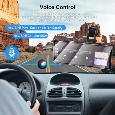 XGODY 11.3" 4K Dash Cam Wireless Carplay Android Auto Car DVR GPS WiFi Navigation Rearview Camera Dashboard Video - Image 6