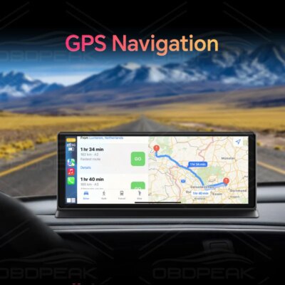 11.3 inch Car DVR 4K Dash Cam Dual Lens Wireless Carplay & Android Auto Video Recorder Monitor GPS Navigation 5G Wifi FM AUX - Image 4