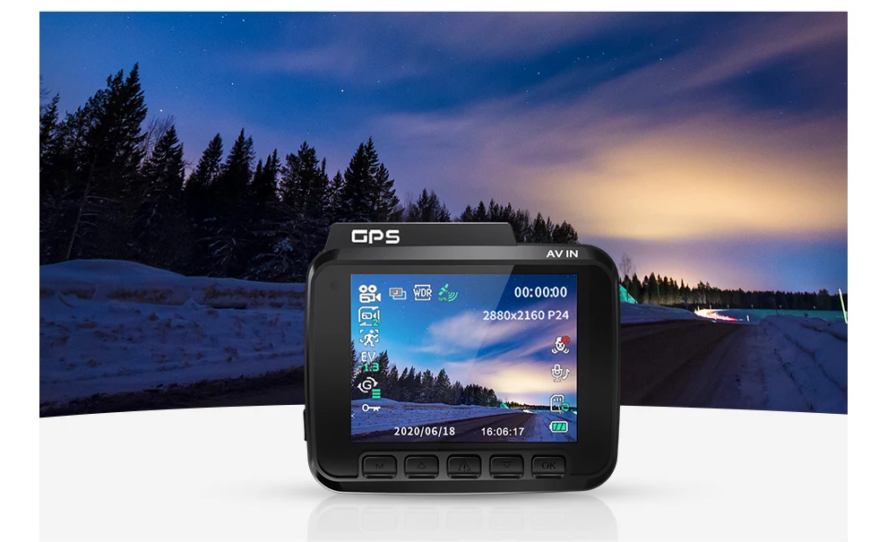 AZDOME Dash Cam GS63H 4K HD Dash Car Camera Night Vision WDR Car DVR Built-In GPS Wi-Fi G-Sensor Motion Detection AZDOME Dash Cam GS63H 4K HD Dash Car Camera Night Vision WDR Car DVR Built-In GPS Wi-Fi G-Sensor Motion Detection