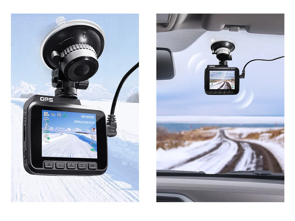 AZDOME Dash Cam GS63H 4K HD Dash Car Camera Night Vision WDR Car DVR Built-In GPS Wi-Fi G-Sensor Motion Detection AZDOME Dash Cam GS63H 4K HD Dash Car Camera Night Vision WDR Car DVR Built-In GPS Wi-Fi G-Sensor Motion Detection