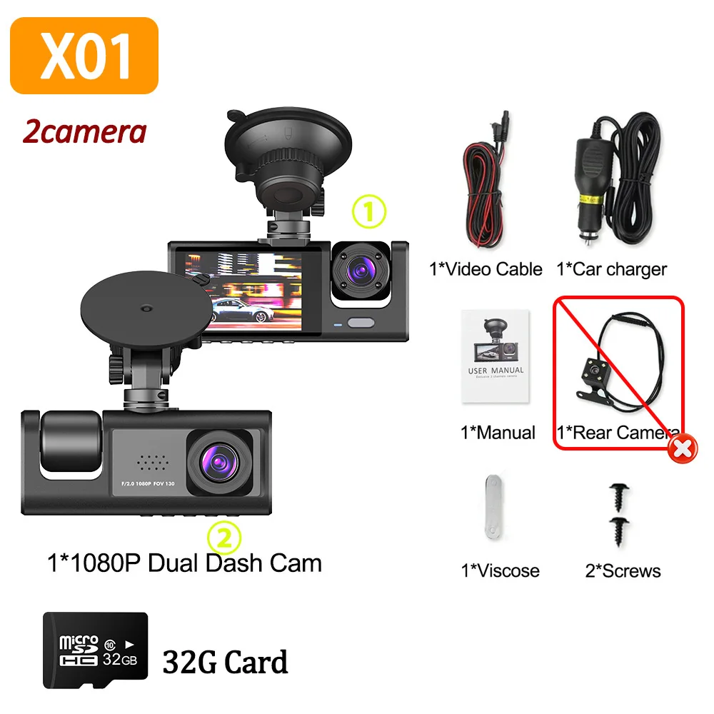 3 camera with 32G
