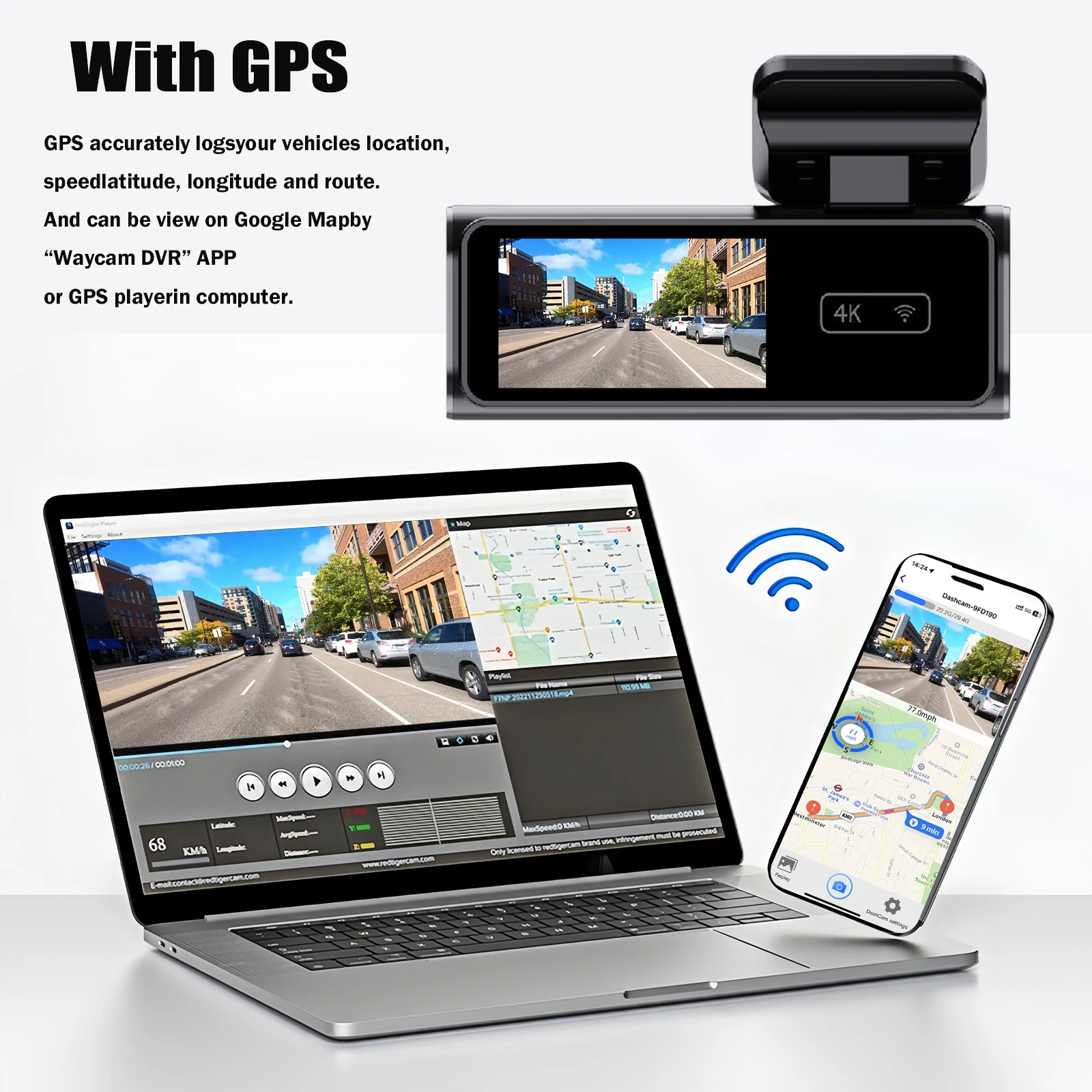 Aprilboy 4K WIFI Dash Cam Mini CAR DVR Front and Rear Dual Lens With 1080P Black Box Room Night Vision Camera Parking Monitor Aprilboy 4K WIFI Dash Cam Mini CAR DVR Front and Rear Dual Lens With 1080P Black Box Room Night Vision Camera Parking Monitor